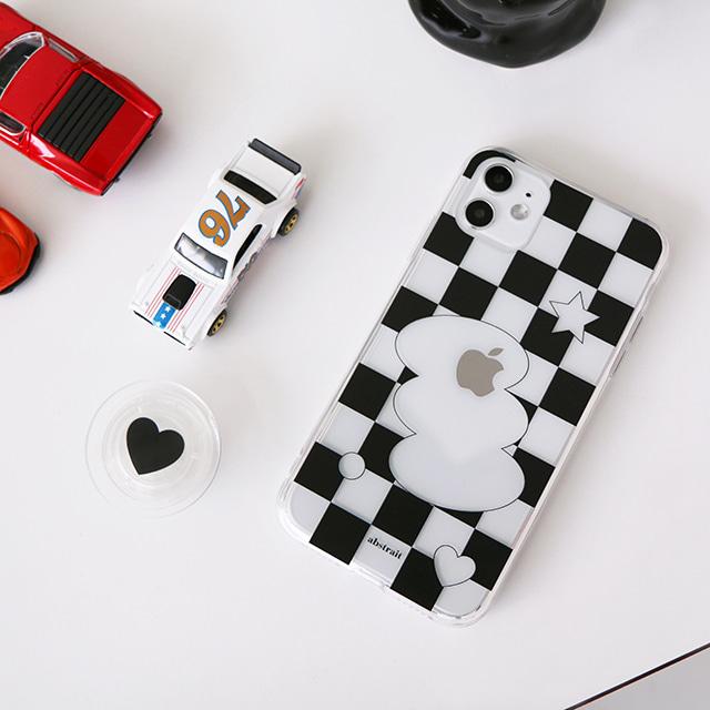 앱스트랫) PUZZLE (BLACK) 클리어 케이스