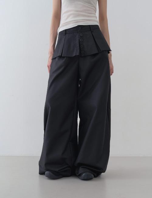 cutting layered skirt slacks