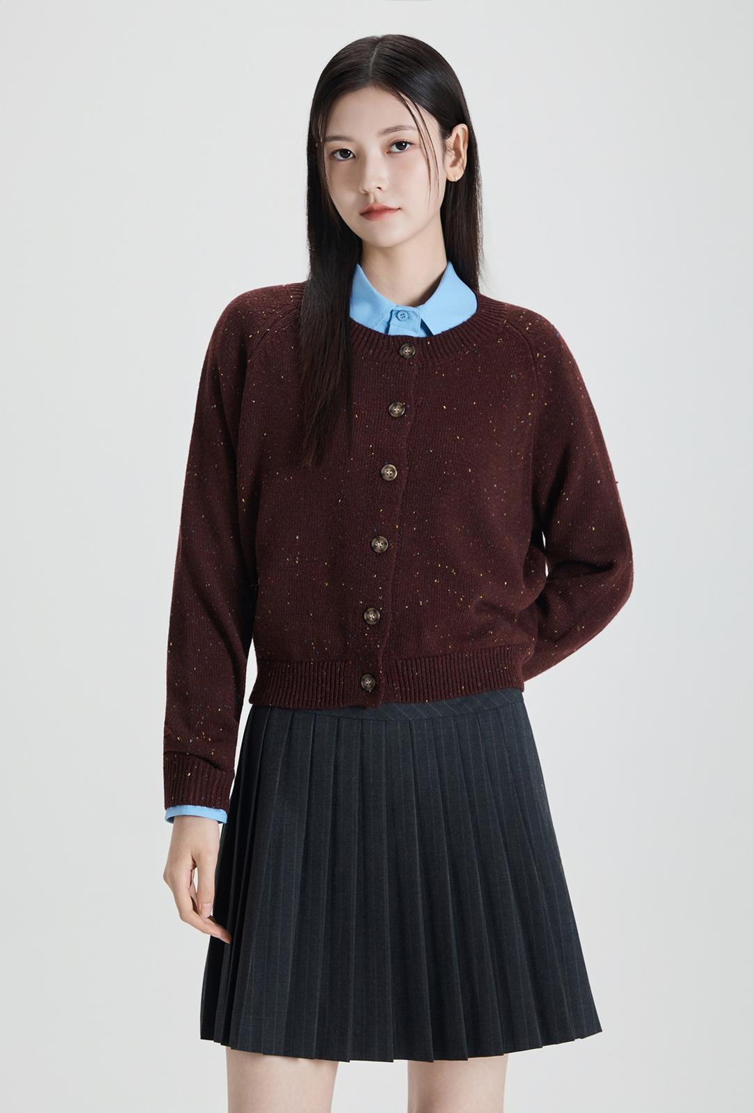 보카시 라운드넥 가디건_MIWCKFT63T