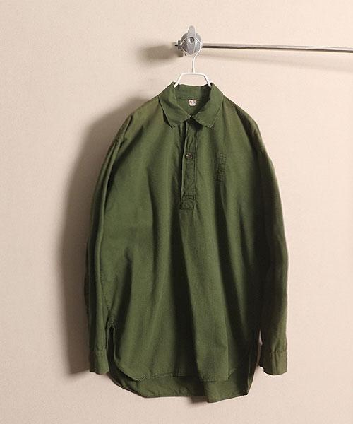 7~80's Swedish Army   M-59 Cotton Pullover Shirts