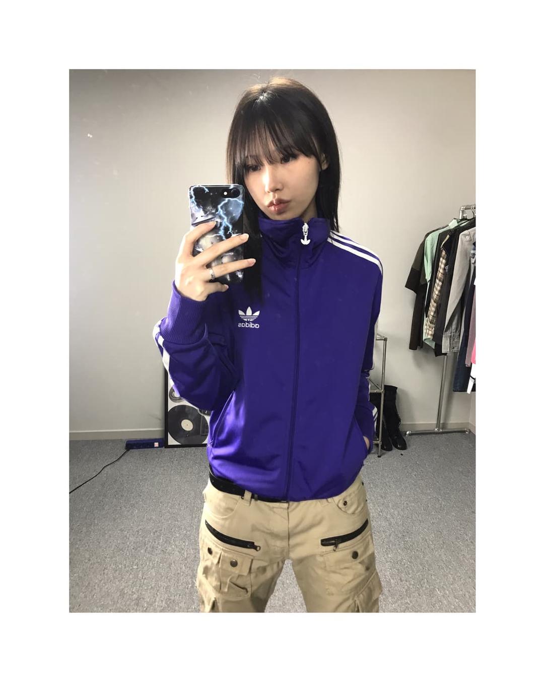 Adidas Purple Firebird Jersey | 후루츠패밀리