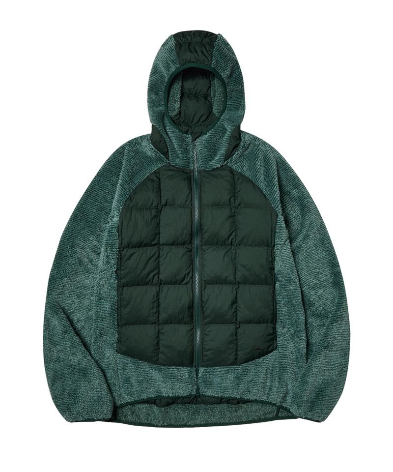 ALLOY FLEECE HOODIE JACKET (DARK GREEN)