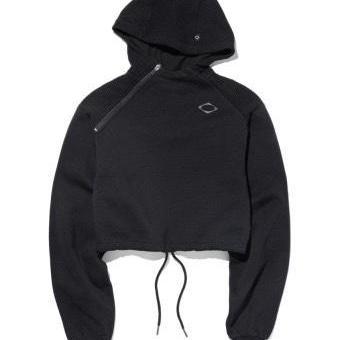 mischief 미스치프 크롭 사이드 후드 s