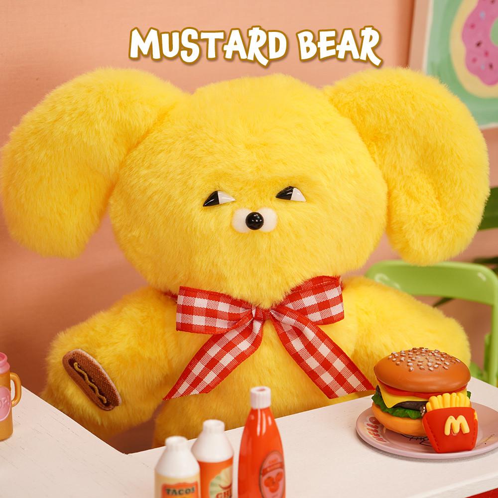 누드 머쓱타드 베어 인형