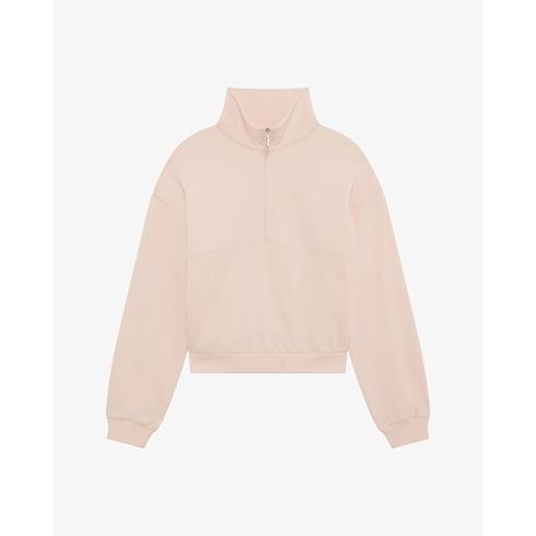 하프-집업 스웨트 셔츠