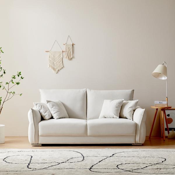 109 두오모 타이보 등받이조절 3인용 소파+쿠션(무료)