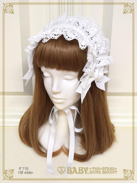 Fallin' Ribbon Head Dress - オフ白 White