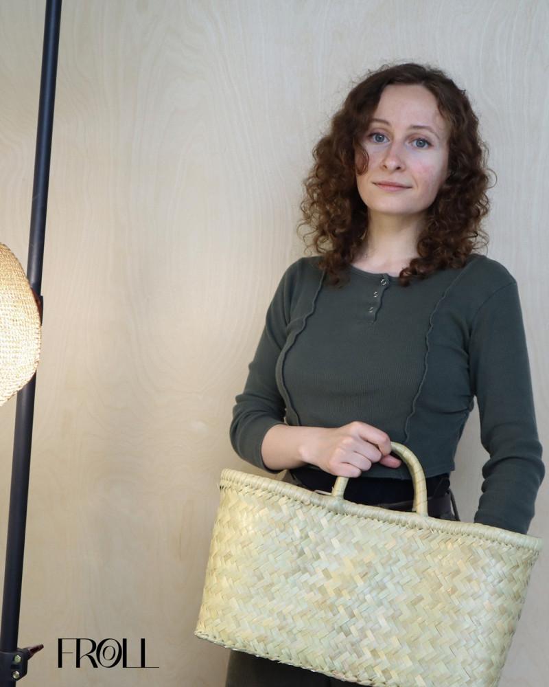 마다가스카르 수초 바스켓백