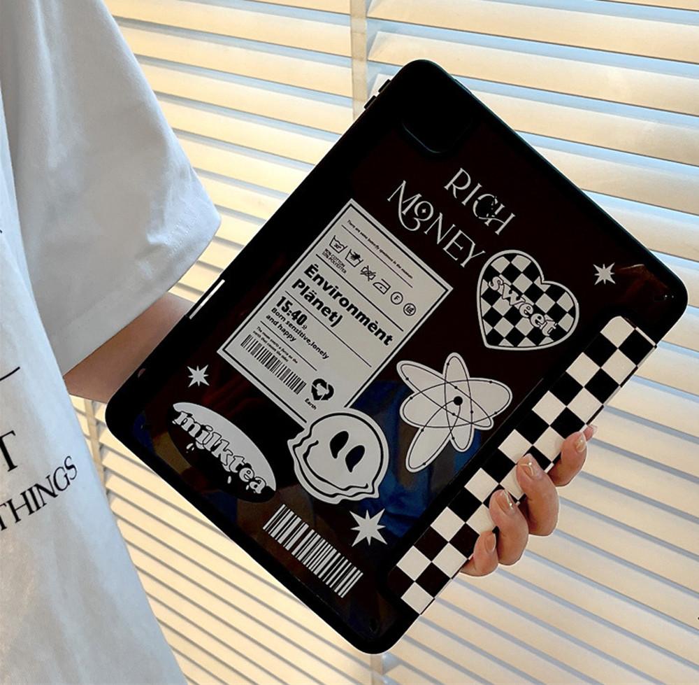 시크 레트로 디자인 아이패드 12.9인치 케이스 프로 펜슬수납형 10.2 태블릿 에어케이스 전기종