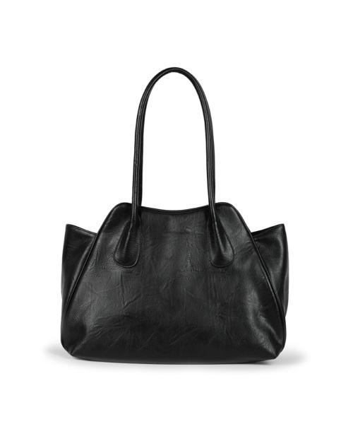 Bread Leather Shoulder Bag (Black)