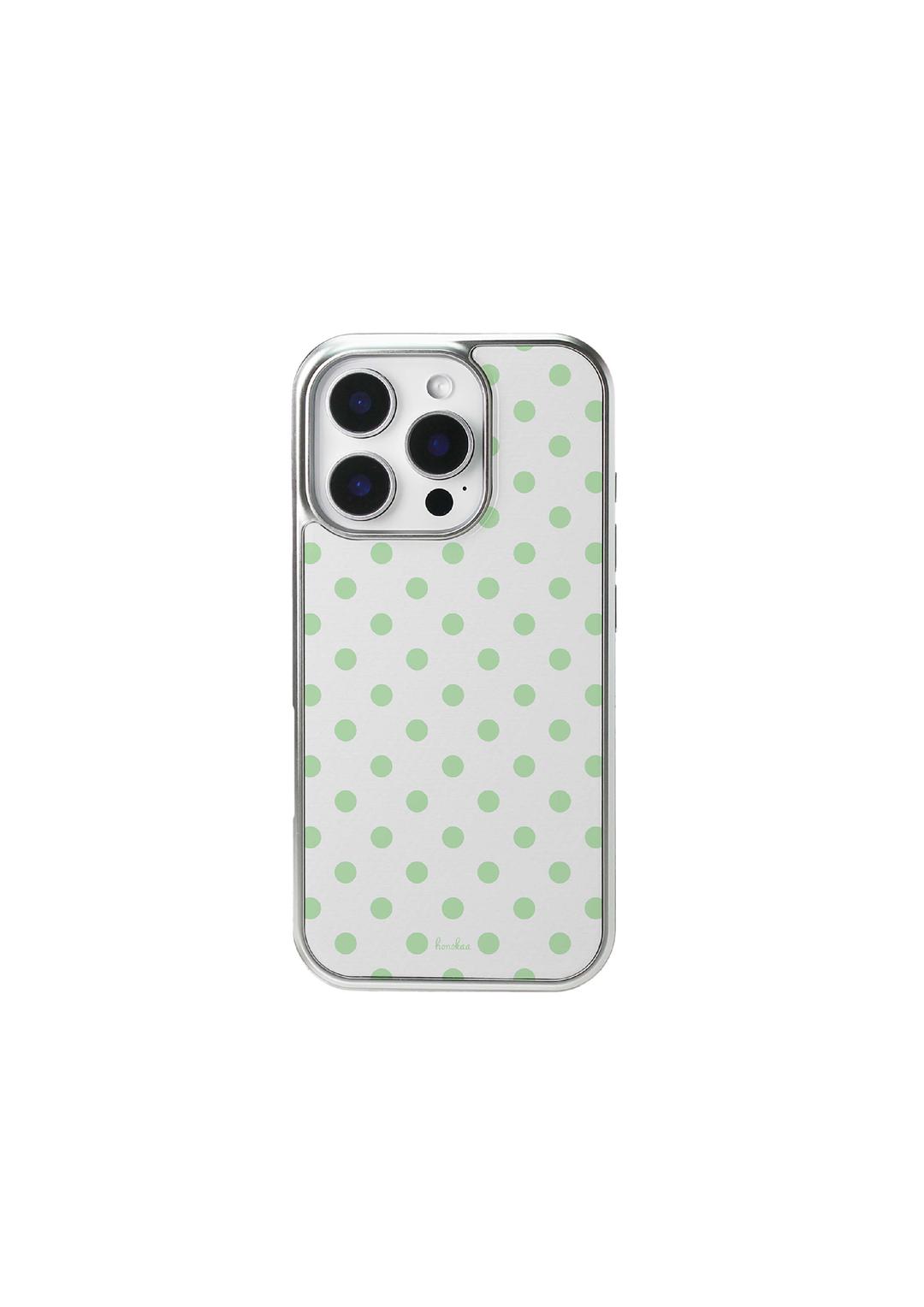 Retro dot (white-mint) CASE