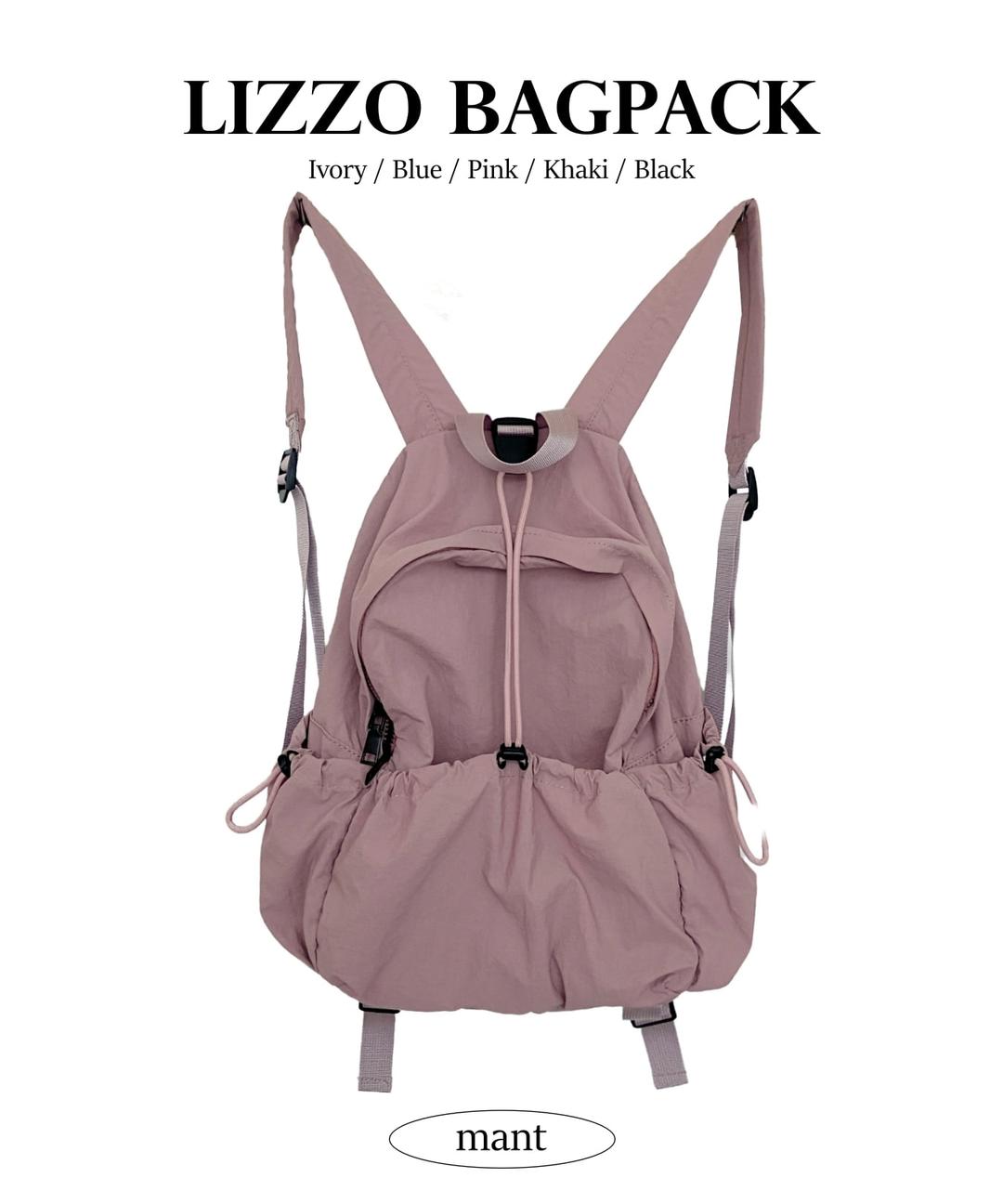 [가방쳐짐/최소화!!/베스트셀러💛] 리조 스트링 백팩 나일론 지퍼형 보부상백 학생 여행가방 5 color