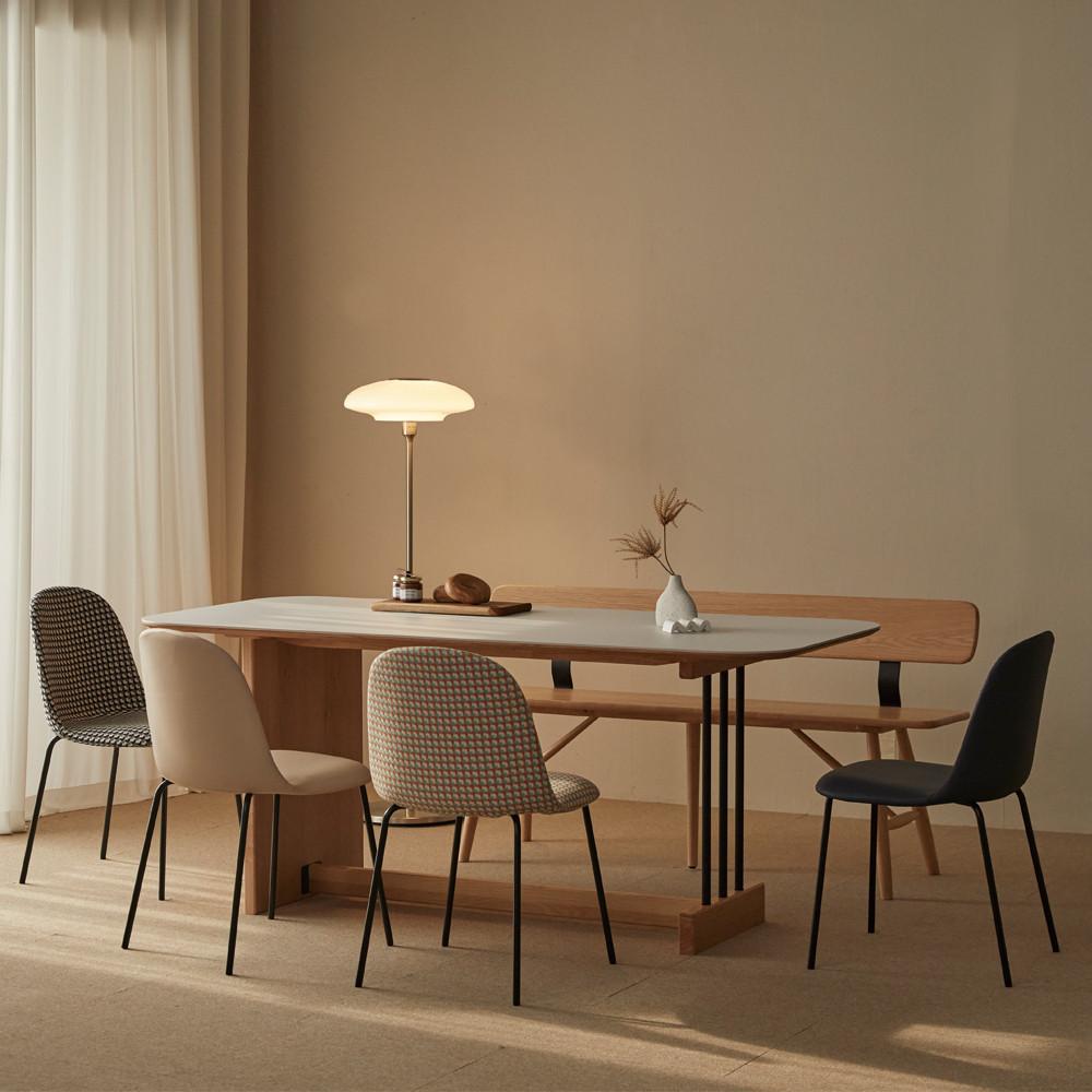 라움에스알 로이 6인용 세라믹 식탁세트 1800 의자3 벤치