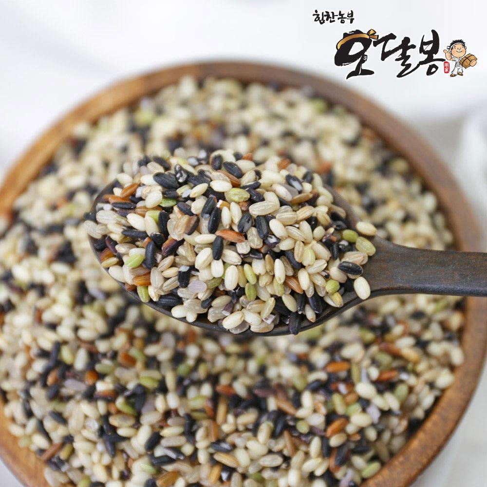 24년산 햇 국산 오색현미 (현미 찰현미 찰흑미 홍미 녹미) 5kg, 1개