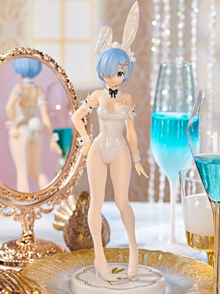 리제로 렘 비큐트 바니걸 피규어 화이트 펄 BiCute Bunnies Figure [오늘출발]