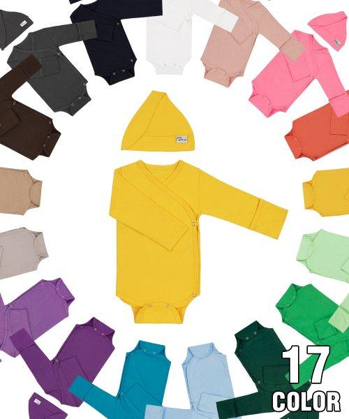 (긴팔)배냇저고리바디슈트&꼭지모자 17 COLOR