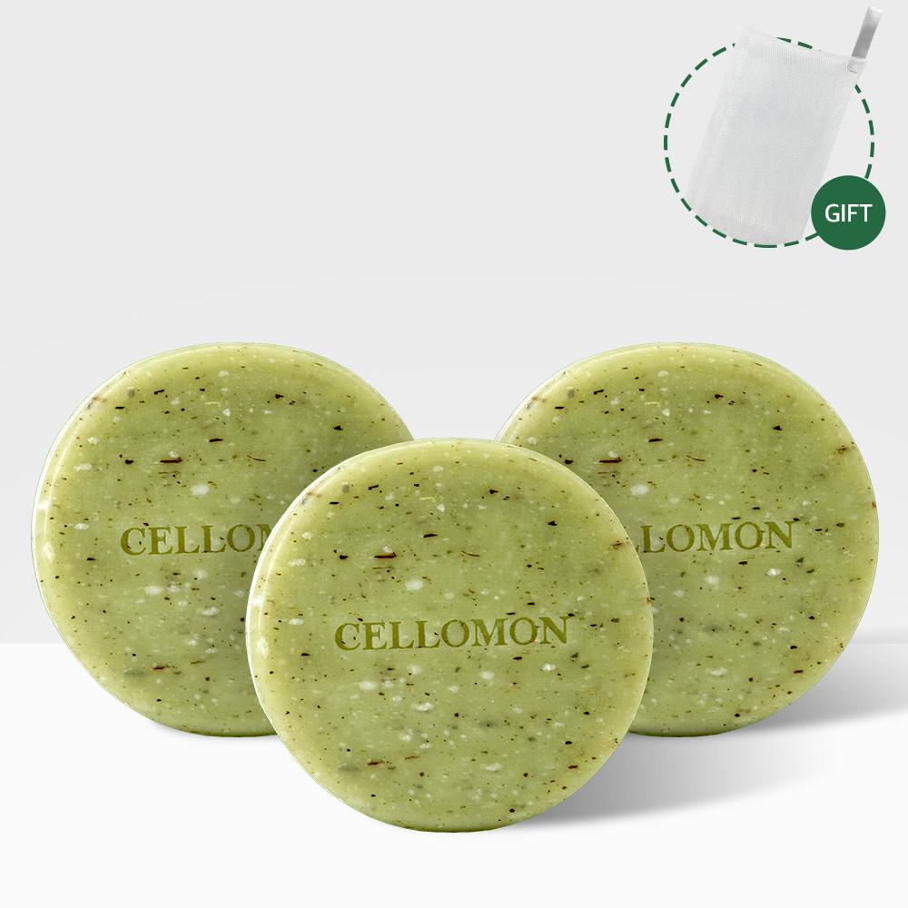 셀로몬 어성초비누 3개 아비셀 마스크 비누 세안비누 (거품망 증정)