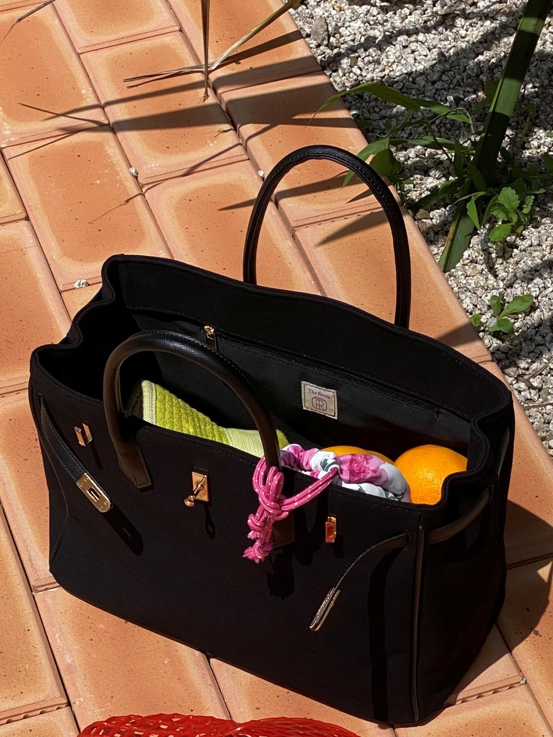 5TH/ JANE 35 CANVAS BAG (BLACK)
