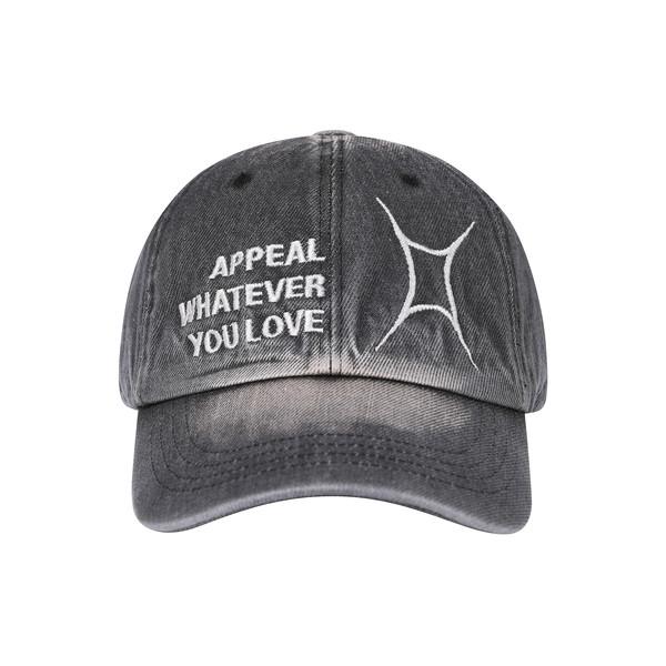 Love Ball Cap Washed Denim