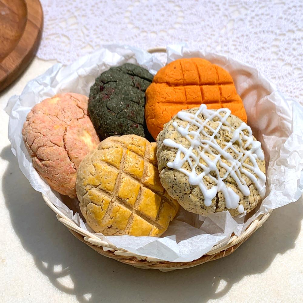 [5+1] 프로틴스콘 단백질빵 5개 아몬드가루 저탄수 저당 빵