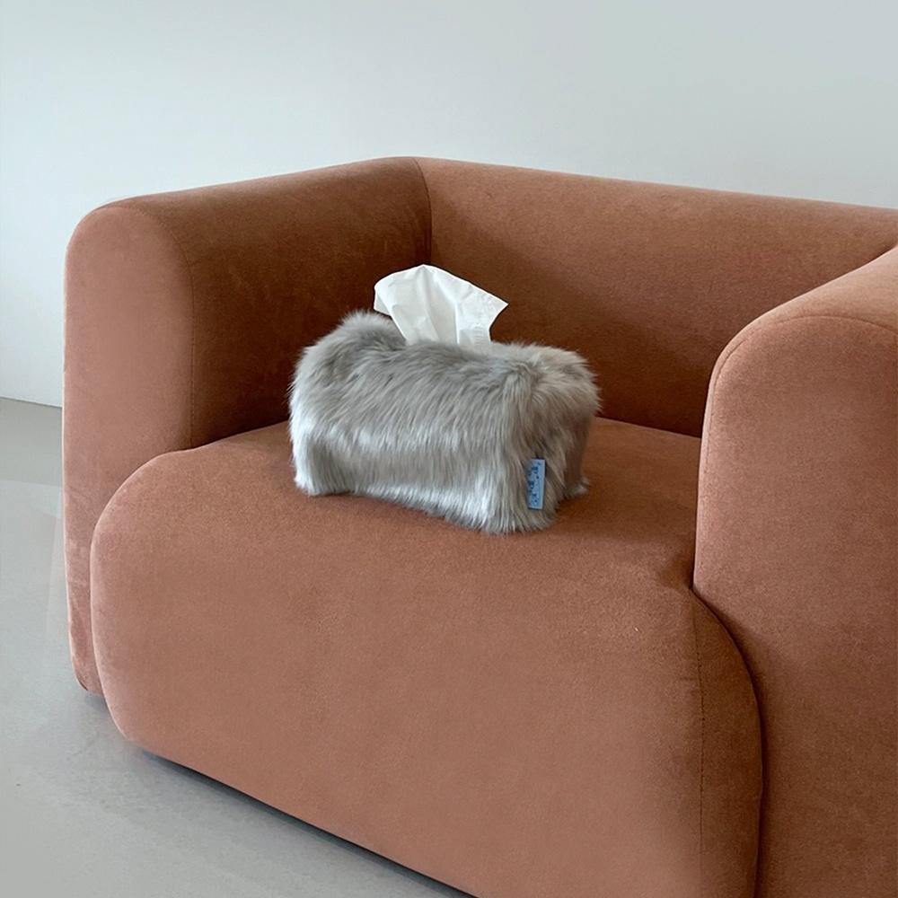 Fur-ppet Tissue Case (Gray)