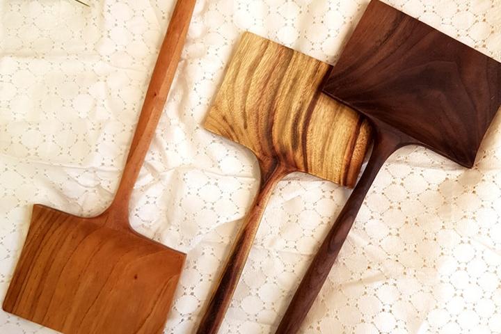 원목 조리도구 계란말이디자인 (호두나무,느티나무,제브라 택1)