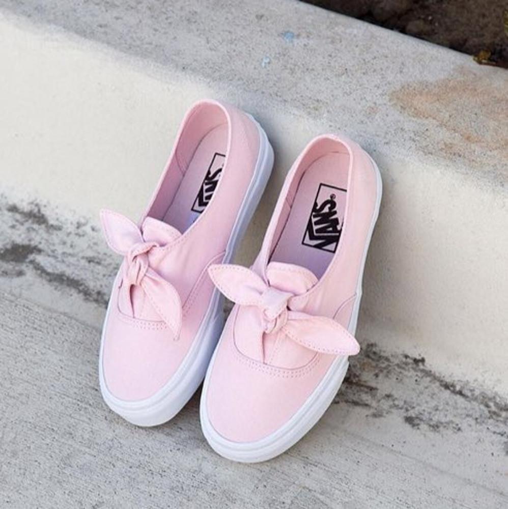 반스 어센틱 노티드 리본 슬립온