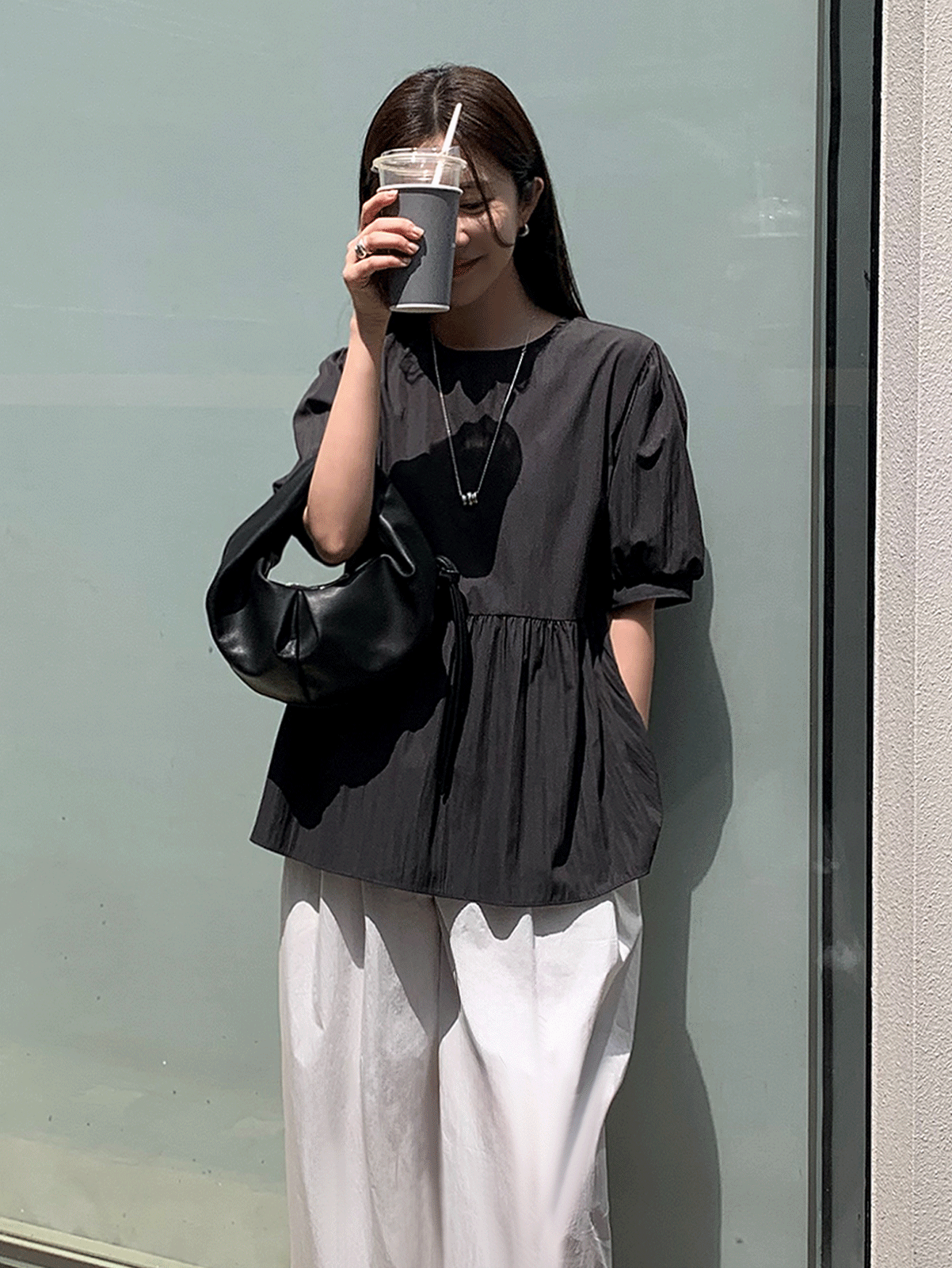nuff puff blouse (3color) 주문폭주!