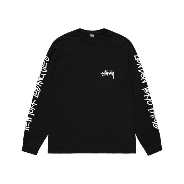 ★関税込★Stussy★Stussy Wrench LS T-Shirt★Black★ 스투시 Stussy Wrench LS T-Shirt Black - 위시버킷