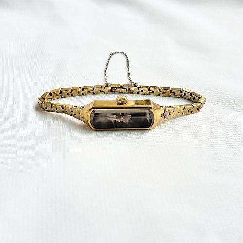 (팔찌로 판매)  SEIKO 길쭉한 페이스 수동시계