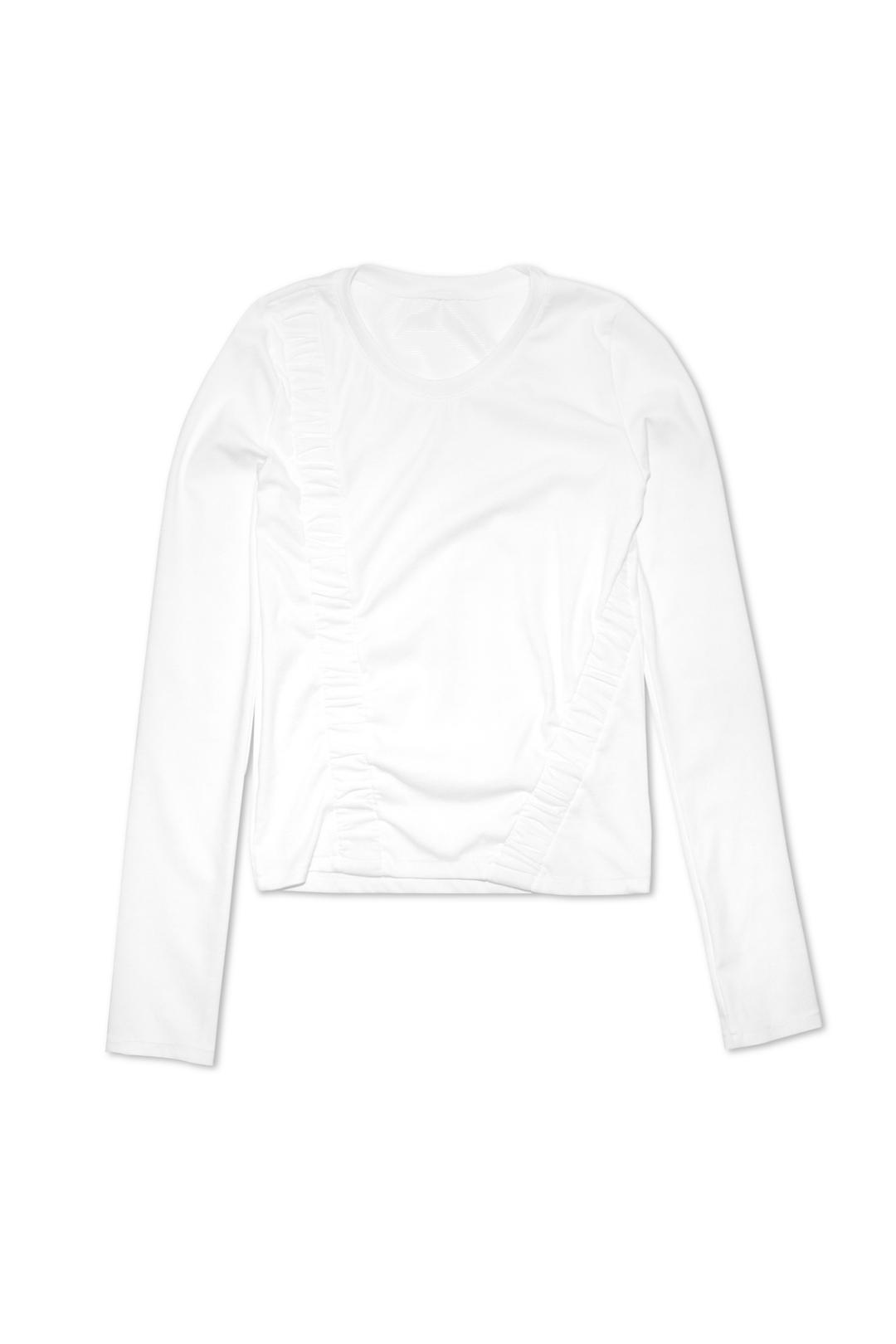 Line Shirring T-shirt 002