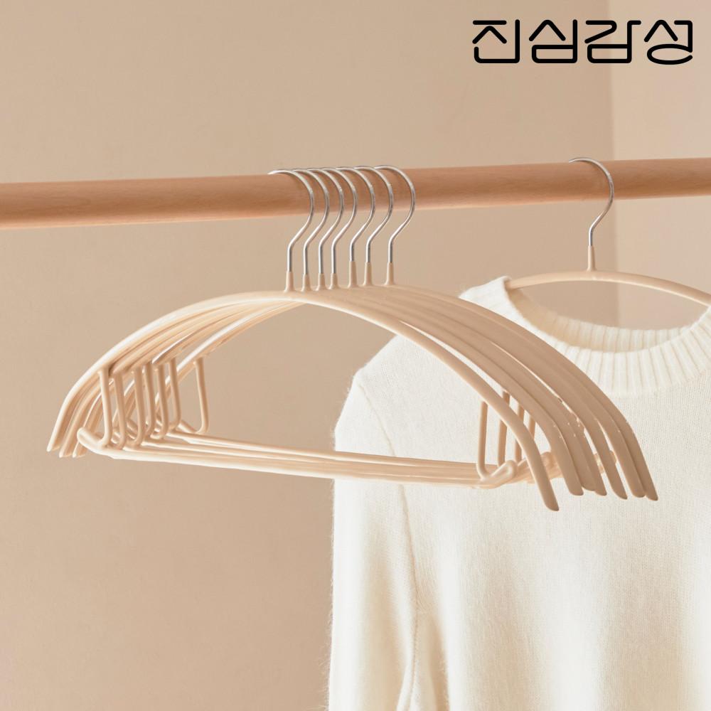 어깨뿔방지 논슬립 니트 옷걸이 10P