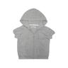 Puffed sleeve dot hoodie _ Grey