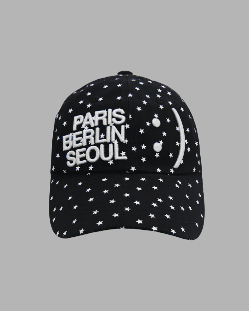 SMILE LOGO BALLCAP (BLACK)