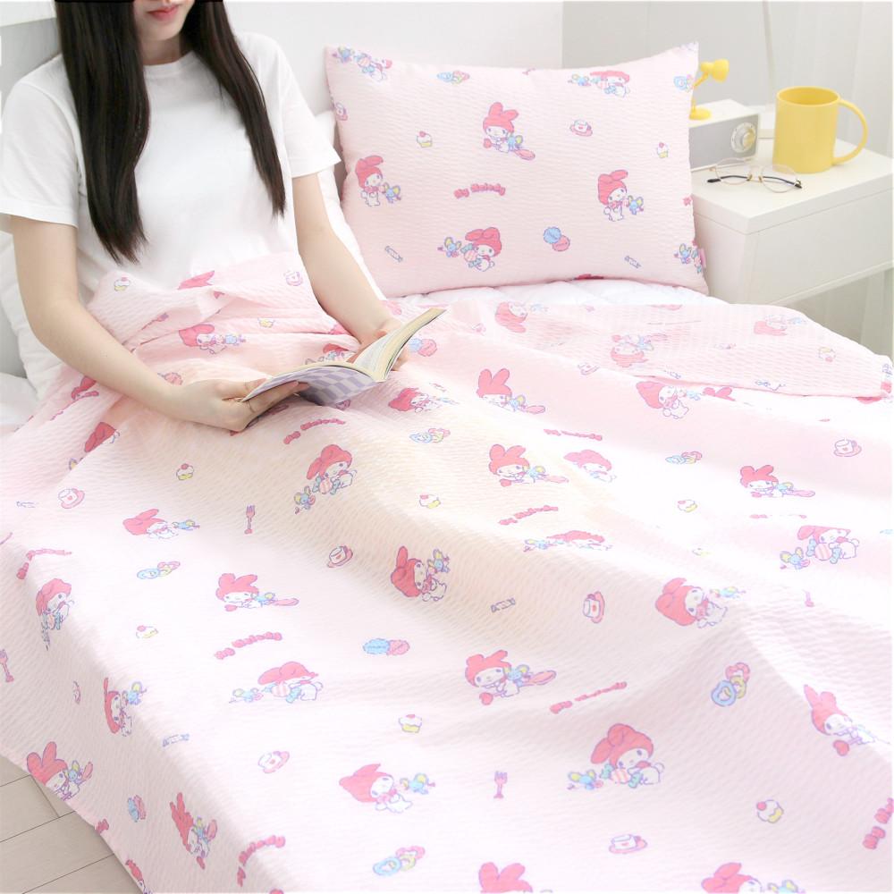 산리오 마이멜로디 뱀부리플 이불 베개커버 침구세트 디저트