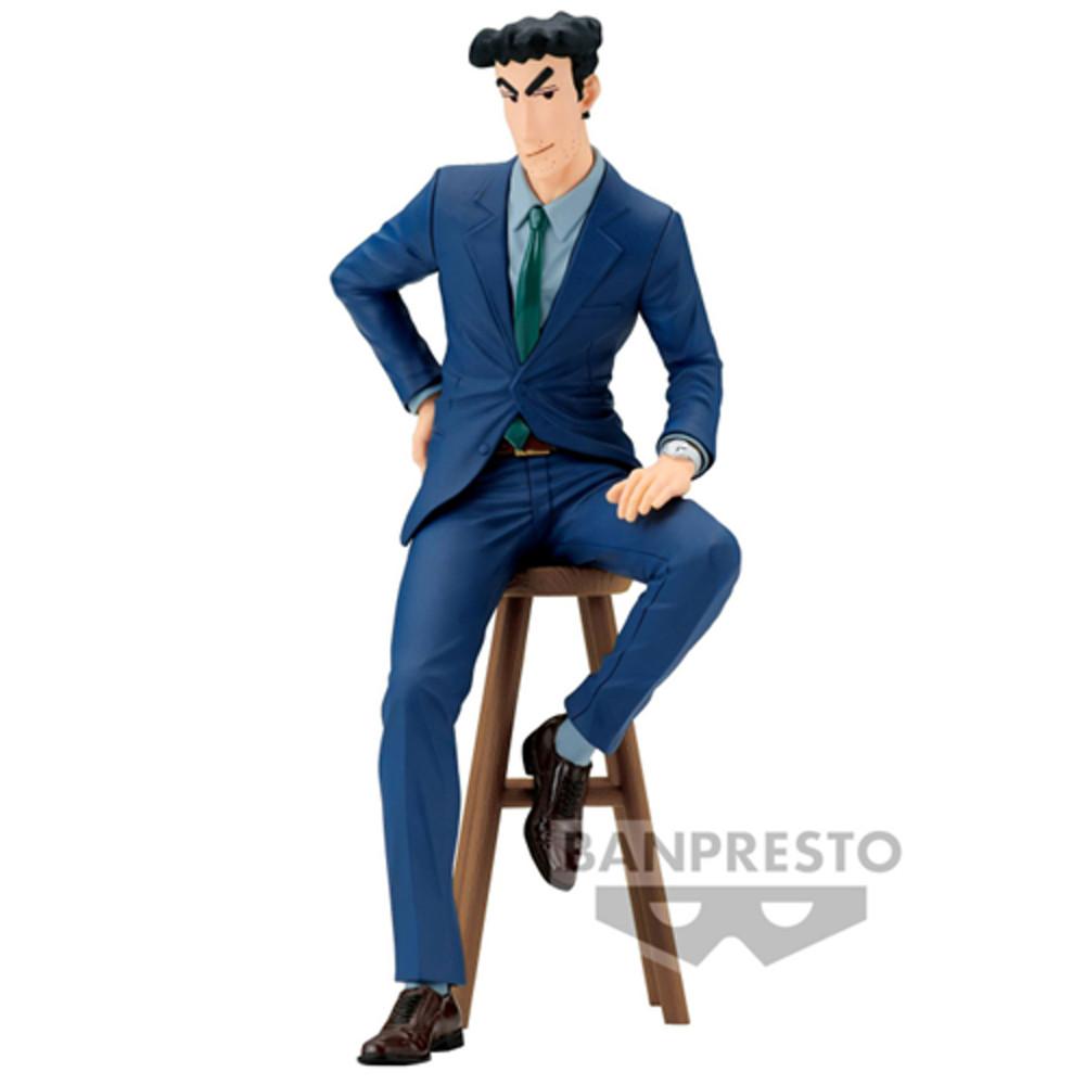 (입고완료) 반프레스토 짱구 아빠 신형만 피규어 크레용신짱