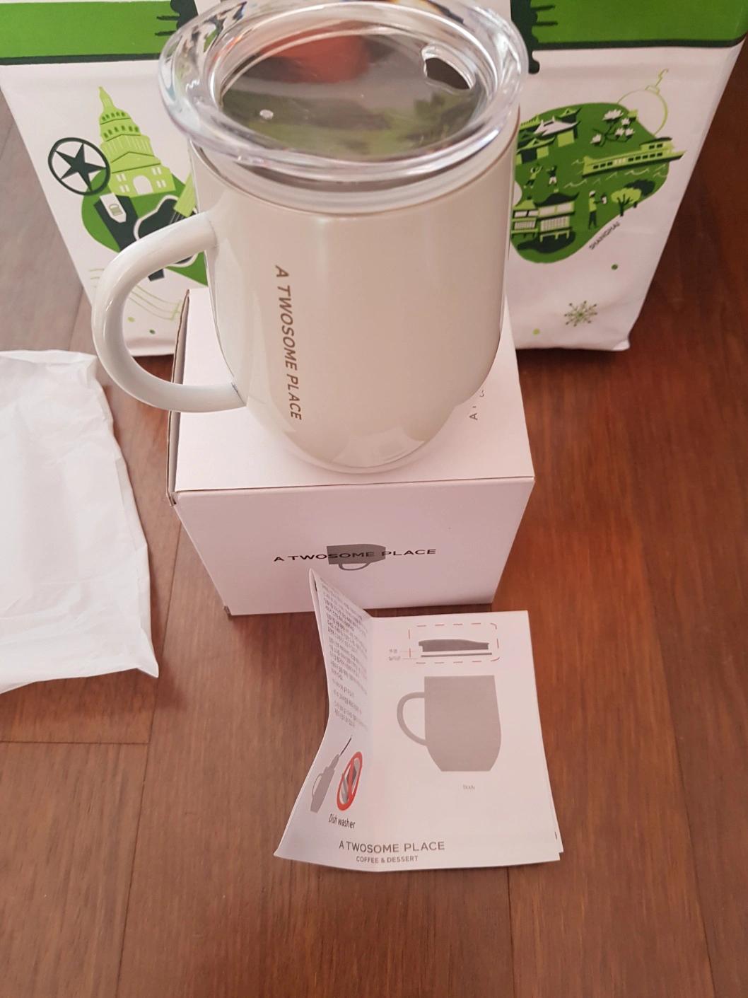 [새상품] 투썸 베이직 스탠 머그 캠핑머그