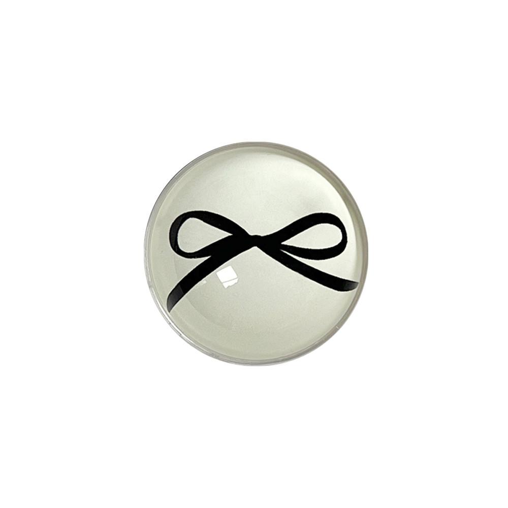 리본 투명 레진 유리 반구 구슬톡 스마트톡(라임크림)