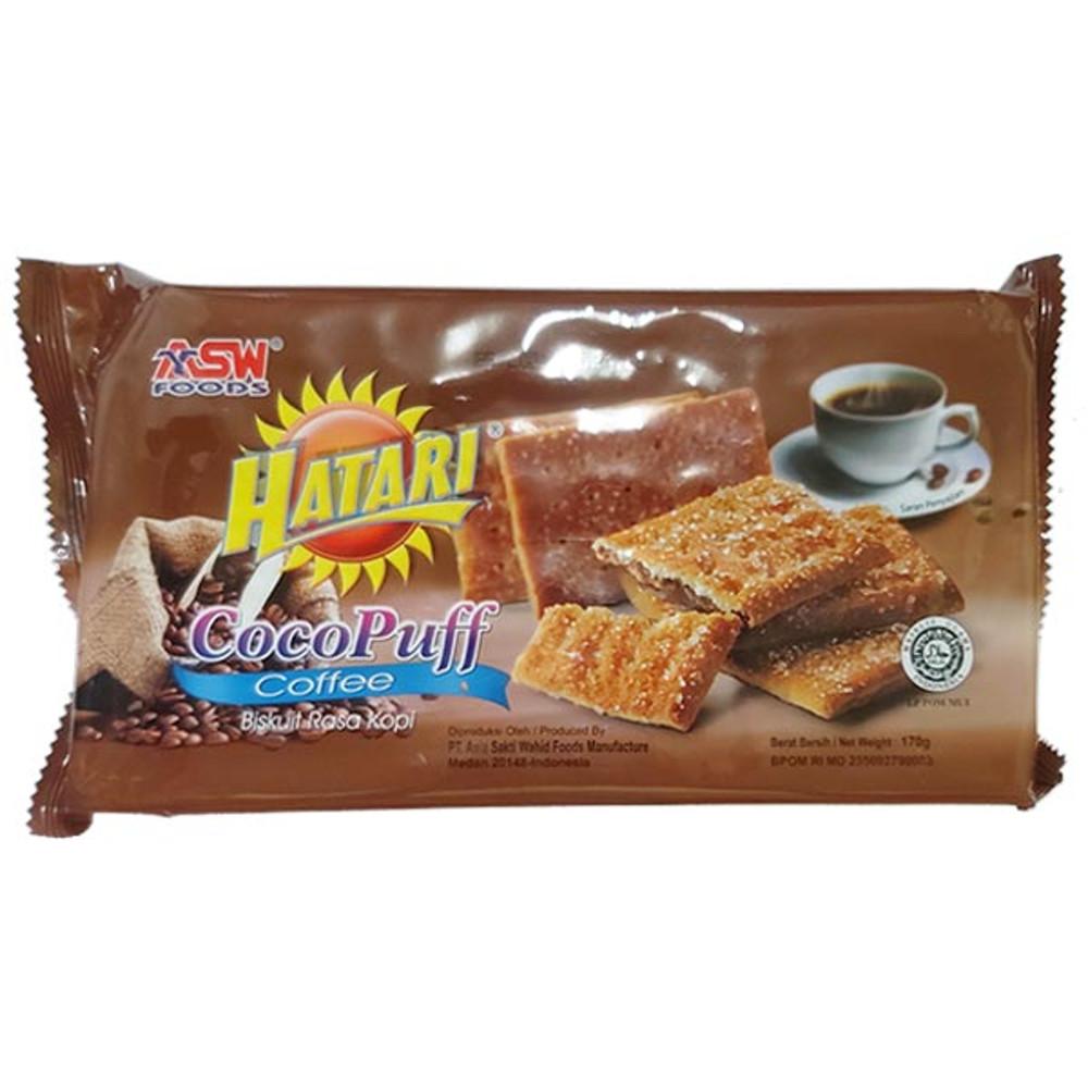 하타리 코코퍼프 커피맛 170g 비스켓 수입 과자