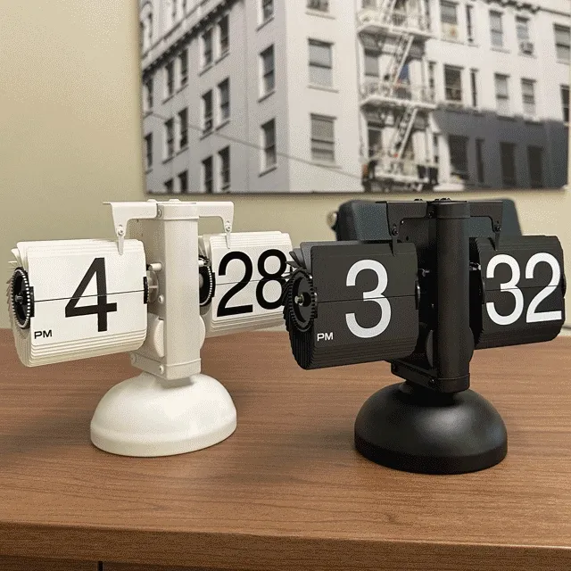 💛당일/무료배송💛집들이 선물 홈꾸 감성 탁상 플립시계