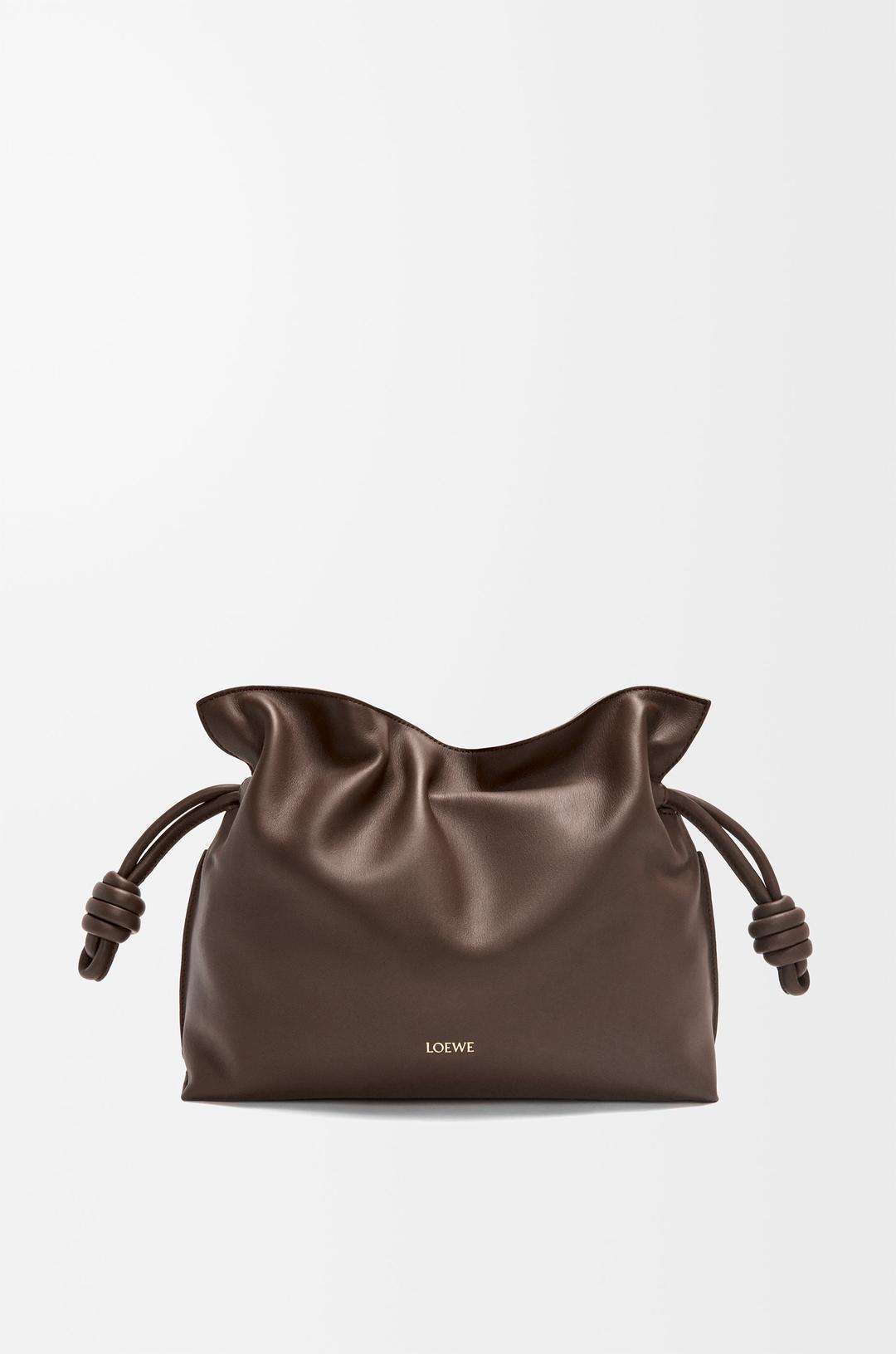 Medium Flamenco clutch in nappa calfskin