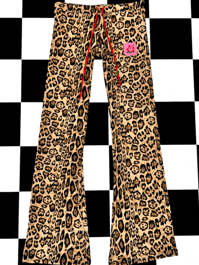 ALOHA PANT IN BIG LEOPARD