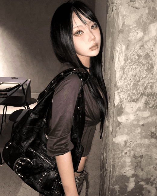 다이브아웃 Feciou belt bag (black leather)