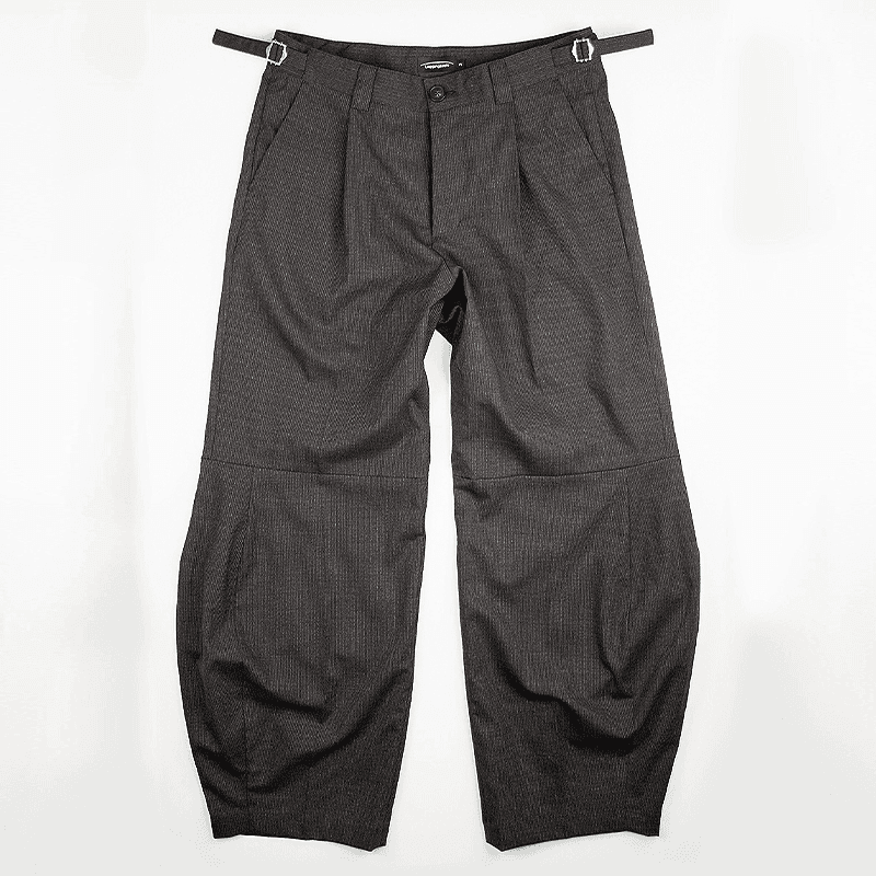 [LAGGINGTOOLS] Sink Down Pants_dark brown (dead stock fabric)