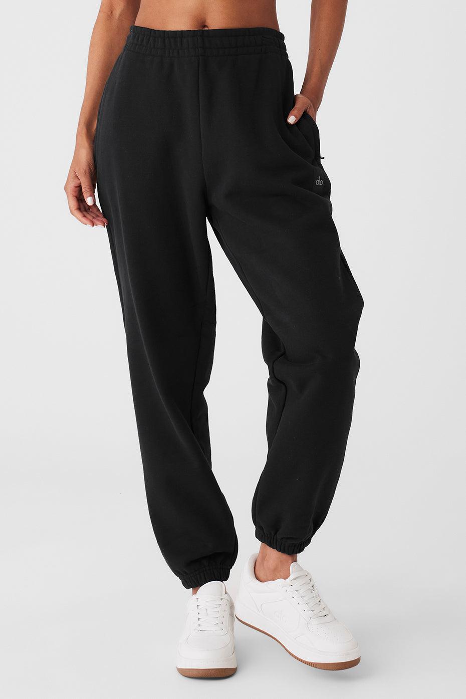 Cuffed Renown Heavy Weight Sweatpant - Black - Black / XXS