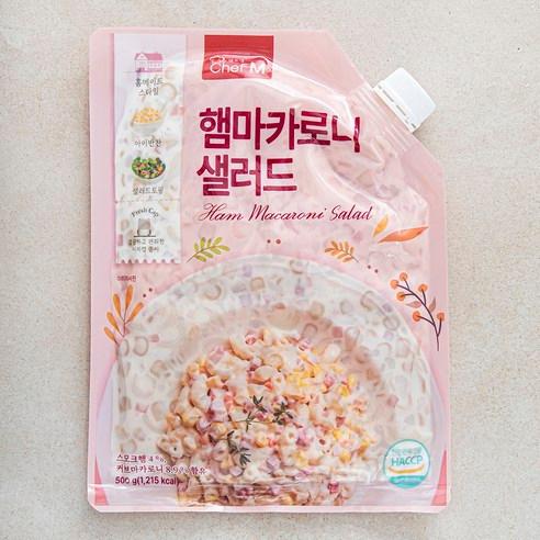 쉐프엠 햄마카로니 샐러드, 500g, 1개 - 간편식샐러드 | 쿠팡