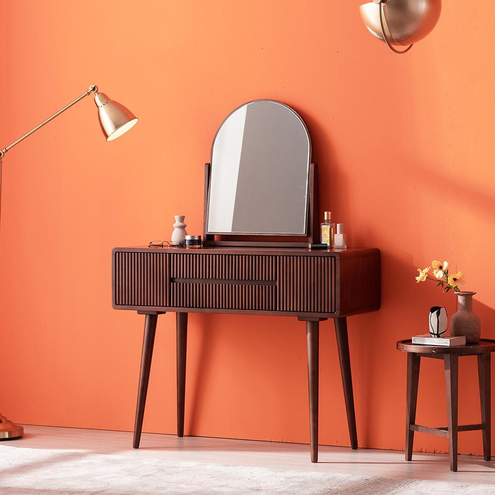 잉글랜더 오슬로 원목 템바보드 수납 화장대