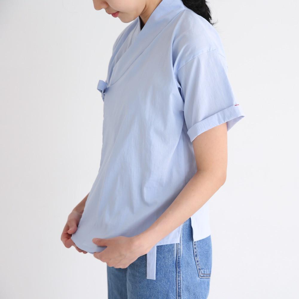 다래원 생활한복 반팔 스티치 포인트 당의형 장저고리