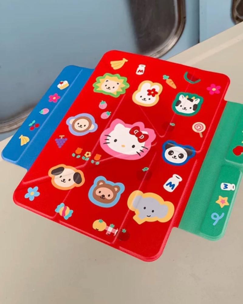 접이식 펜슬수납 키티 아이패드 케이스