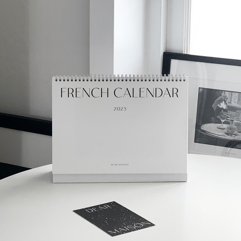 2023 FRENCH CALENDAR (탁상형)